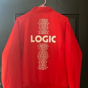 Logic Red Bomber Jacket